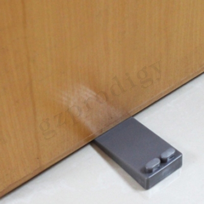 A porta plástica Nonslip do PVC do OEM firma 88x40x19mm Grey Color escuro