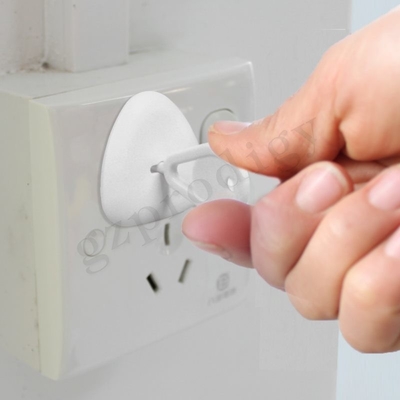 Tipo tampa do Reino Unido de três ABS de Pin Durable da tomada da tomada da segurança do bebê para a proteção elétrica