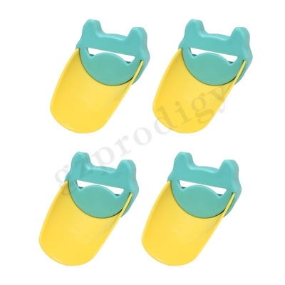 Extensor de torneira de plástico amarelo verde Animal Looks para crianças