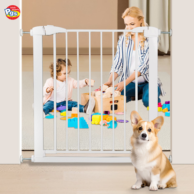 Portões de segurança extra largos para bebés para portas escadas cerca de segurança infantil porta de segurança para bebês ajustável