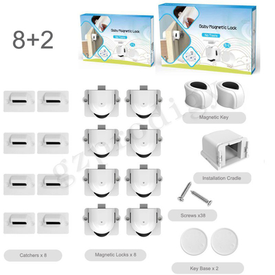 Fechamento de segurança de Practical Sturdy Magnetic do fabricante para o material do ABS das gavetas