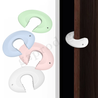 Rolha de porta de silicone à prova de crianças para proteção contra beliscões de dedo de bebê