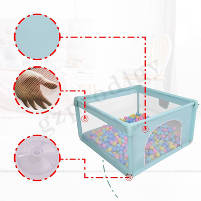 o verde quadrado de 1.2*1.2m personaliza o cercadinho portátil do bebê para meninos e meninas