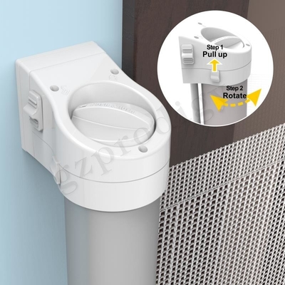 Quadro retrátil de Mesh Baby Safety Gates Aluminum para corredores
