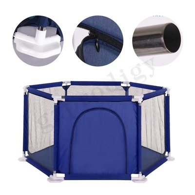 Da tela multicolorido portátil sextavada de Playard Oxford do bebê de Prodigy bebê portátil Playard