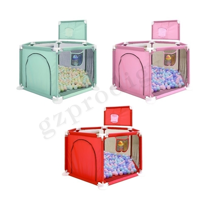 Cerca portátil multicolorido dobrável Oxford Fabric Material de Playard do bebê