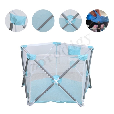 Bebê portátil Playard do curso de Multiscene com tubo de aço inoxidável