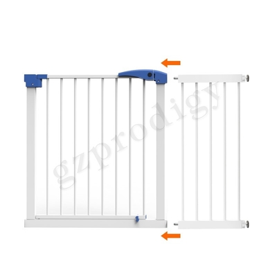 Porta telescópica do bebê de 11,85 polegadas, porta do cão do metal de Ecofreindly para escadas