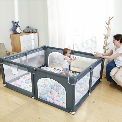 Jarda interna respirável quadrada do jogo do bebê do cercadinho do bebê de Prodigy 2.2m bebê portátil Playard da grande
