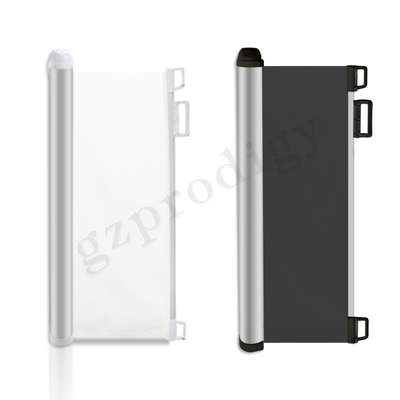 Mesh Pet Gate Retractable Extra telescópico removível Multiscene largo