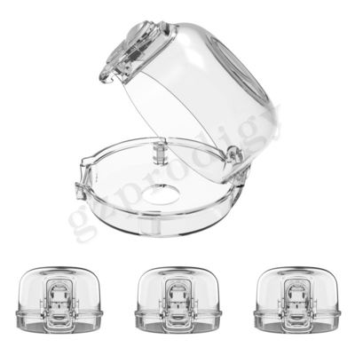Oven Knob Covers plástico transparente, tampas de múltiplos propósitos do botão do gás