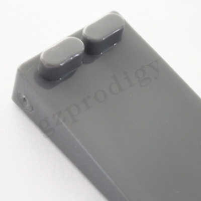 A porta plástica Nonslip do PVC do OEM firma 88x40x19mm Grey Color escuro