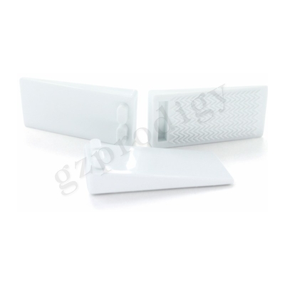 Bujão Nontoxic resistente da porta do PVC, parada de porta plástica da cunha do anti deslizamento