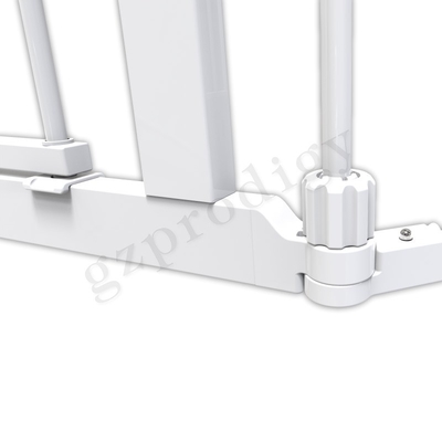 Cercadinho dobrável do bebê do metal durável branco de múltiplos propósitos interno