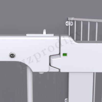 Cercadinho dobrável do bebê do metal durável branco de múltiplos propósitos interno