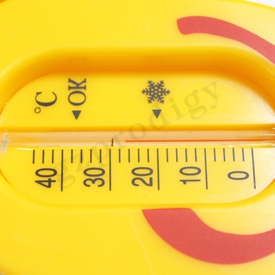 Termômetro de flutuação da água de banho do bebê do OEM, verificador portátil da temperatura do banho
