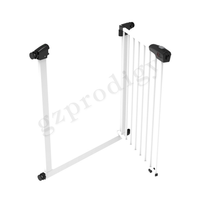 Porta preta sem perigo para as crianças da escada do metal de ASTM, portas resistentes do bebê para escadas