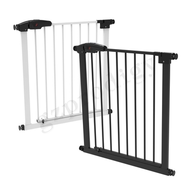 Porta tripla do animal de estimação do bebê da proteção porta próxima ajustável da segurança do bebê da porta da segurança do bebê da auto