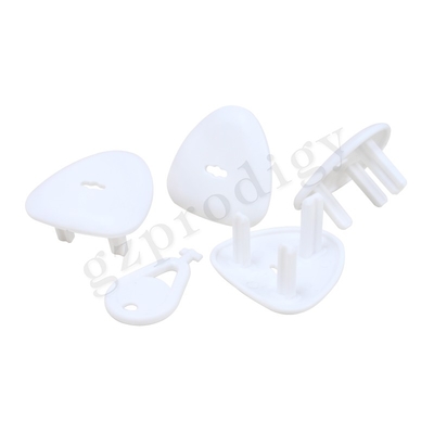 Tipo tampa do Reino Unido de três ABS de Pin Durable da tomada da tomada da segurança do bebê para a proteção elétrica