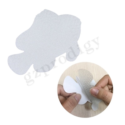 Adesivo de piso de banheiro transparente em forma de desenho animado antiderrapante para outros produtos para bebês