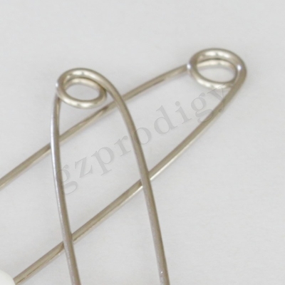 Prodigy 8 Pcs Pins de fraldas Eco - Amigável Pincel de cabeça de plástico com fechaduras de segurança do bebê colorido