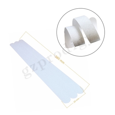 Fita Antiderrapante para Banheiro 20 mm X 38 cm Tiras de Banheira de Segurança Adesivos para Escadas de Chuveiro