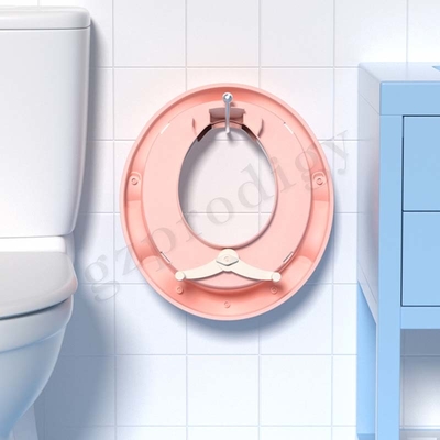 Assento de treinamento para banheiro de bebê em ABS resistente cor azul ou rosa