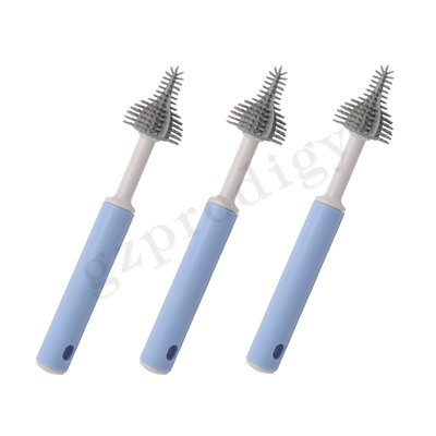 Escova para mamadeira de silicone 3 peças, secagem rápida, outros produtos para bebês, escova para mamilos
