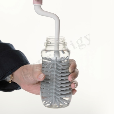 Escova para mamadeira de silicone 3 peças, secagem rápida, outros produtos para bebês, escova para mamilos