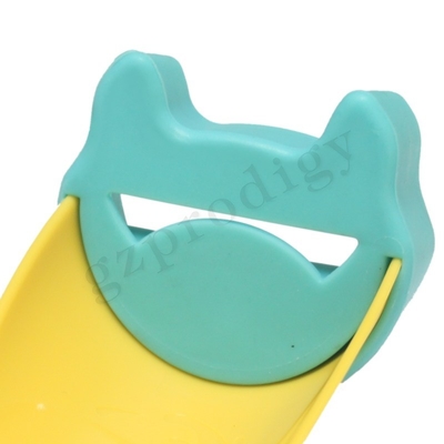 Extensor de torneira de plástico amarelo verde Animal Looks para crianças