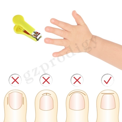 Cor-de-rosa Cortador de unhas de aço-carbono tendência quente de plástico fofinho Cuidados de saúde infantil para bebês