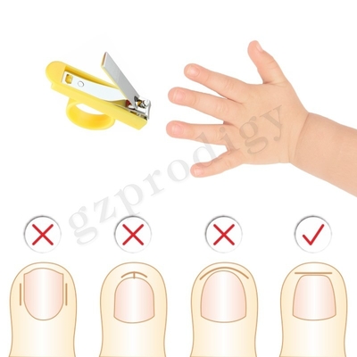 Cortador de unhas profissional para bebê cor verde aço cortador de peças para unhas kit de cuidados com a saúde