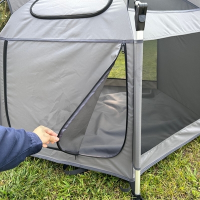 Grande espaçosa barraca pop-up laranja para brincar retardante de chamas pop-up cercadinho para bebê