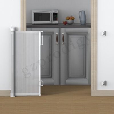 Cerca de escada infantil retrátil rolante extensível 55&quot;-71&quot; retrátil para bebês multicenas