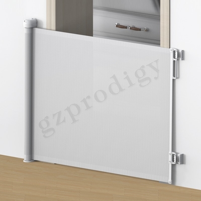 Cerca de escada infantil retrátil rolante extensível 55&quot;-71&quot; retrátil para bebês multicenas