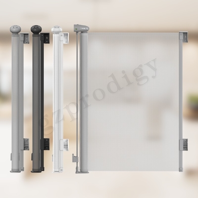 A proteção da escada das crianças personaliza a porta de Mesh Expandable Gate Retract A do apoio 72 polegadas