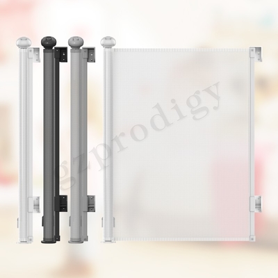 ABS Mesh Gate Extra Wide retrátil estiramento destacável fácil de um sentido de 71 polegadas porta retrátil do multi para cães fora