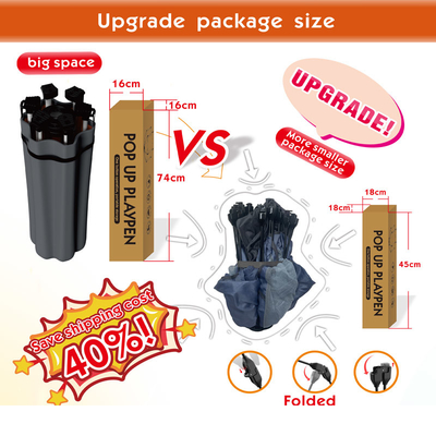 Peso leve Double Lock Pop Up Shop Play Tent para bebês e crianças