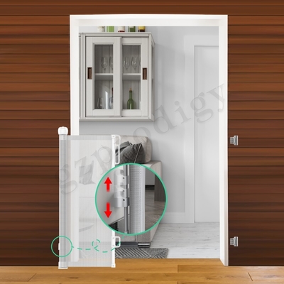 ABS PVC Retrátil Retrátil Porta do Bebê Porta de Segurança do Cão Para Portão