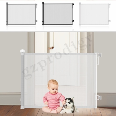 71 polegadas de malha de cão retrátil porta do bebê para porta de escada