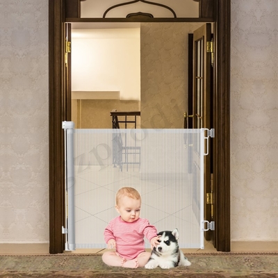 71 polegadas de malha de cão retrátil porta do bebê para porta de escada