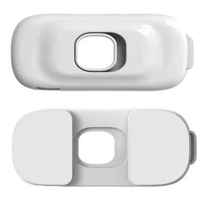 Prodigy Child Safety Locks Baby Safety Cabinet Lock Bloqueio de porta deslizante de plástico