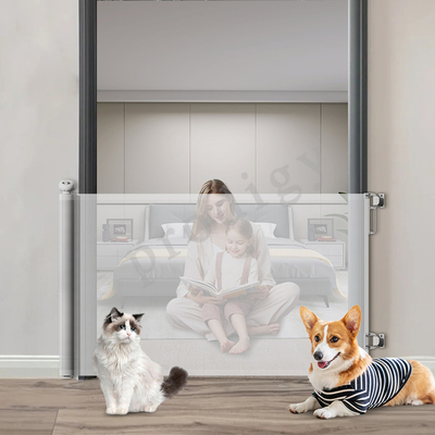 CPC/EN1930 Porta retrátil para bebê sem punção Extra 120 polegadas Pets Mesh Doo RPorta de segurança para porta