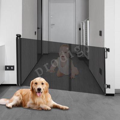 Sem perfuração segurança retrátil porta de escada segura para bebê para cão